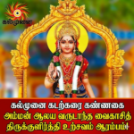 இன்று காரைதீவு கண்ணகை அம்பாளின்  வைகாசி திருக்குளிர்த்திச் சடங்கு  ஆரம்பம்.