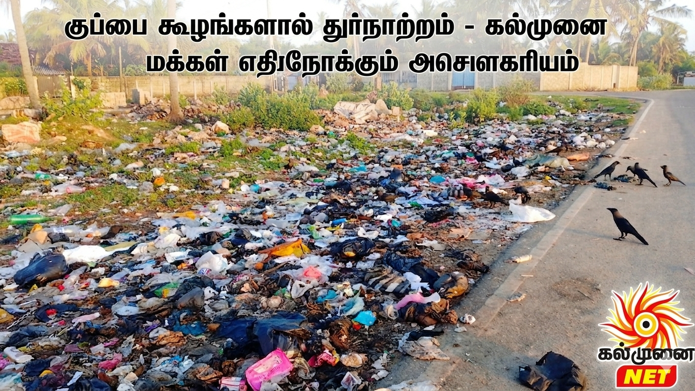 குப்பை கூழங்களால் துர்நாற்றம்-கல்முனை மக்கள் எதிர்நோக்கும் அசெளகரியம்